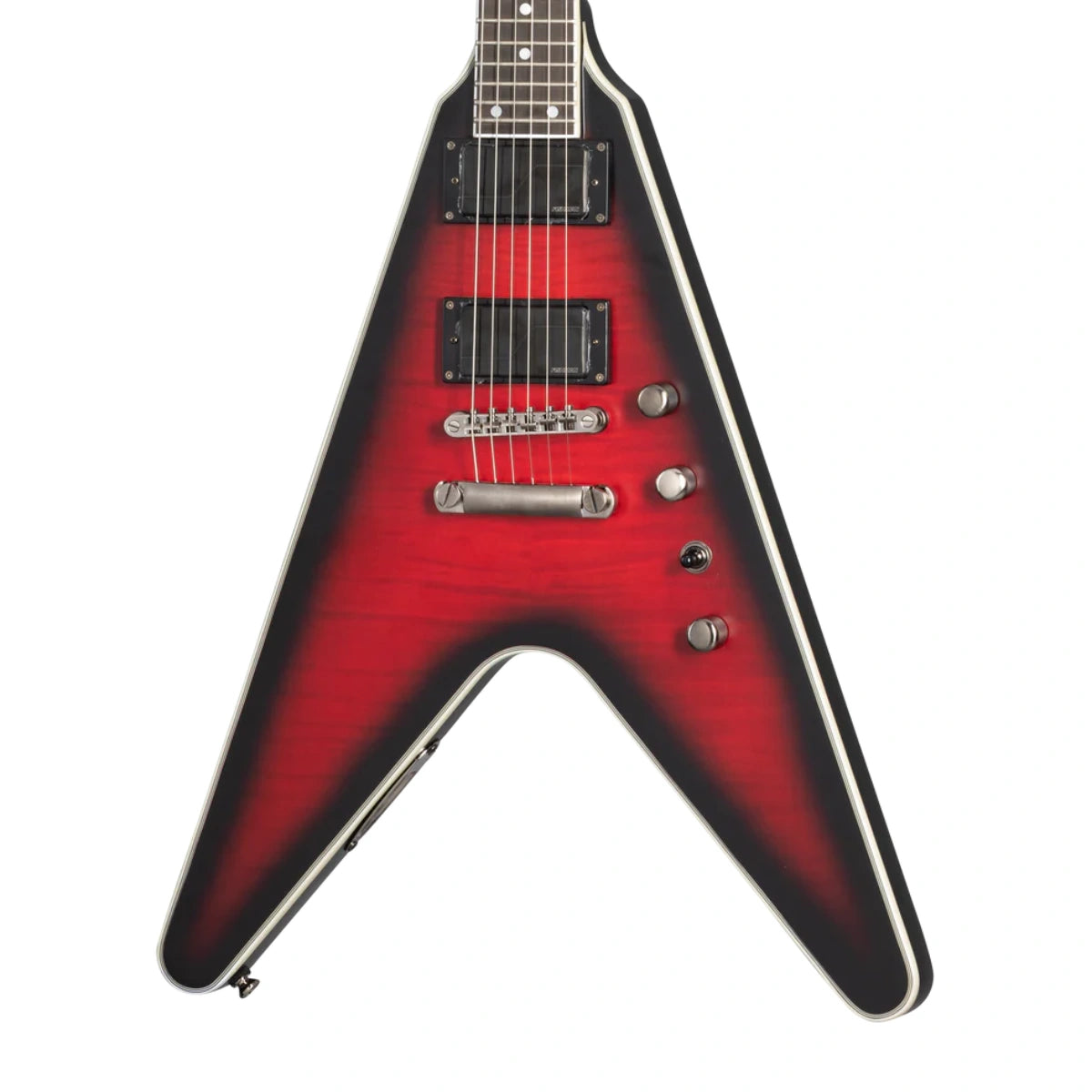 Đàn Guitar Điện Epiphone Dave Mustaine Flying V Prophecy, Aged Dark Red Burst