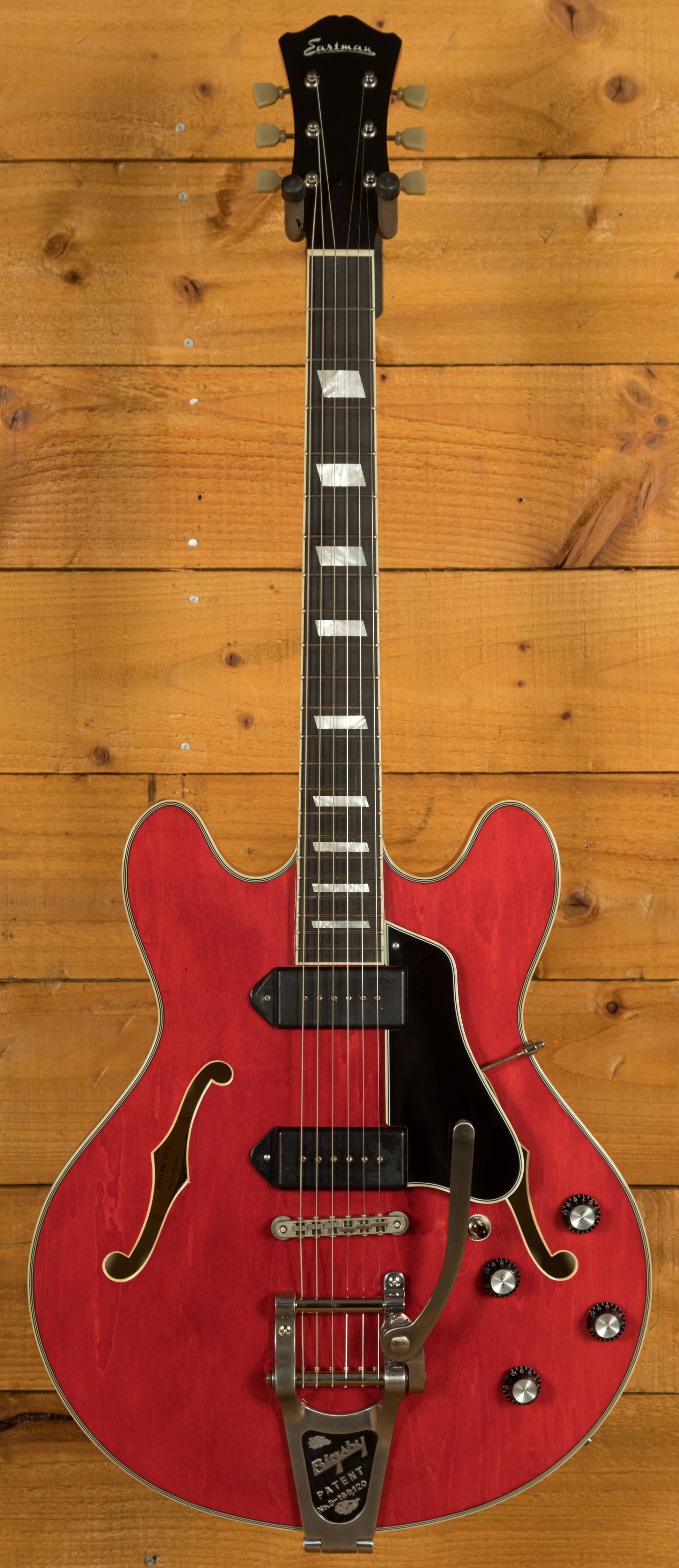 Đàn Guitar Điện Eastman Truetone Vintage Gloss T64/TV-RD/Red