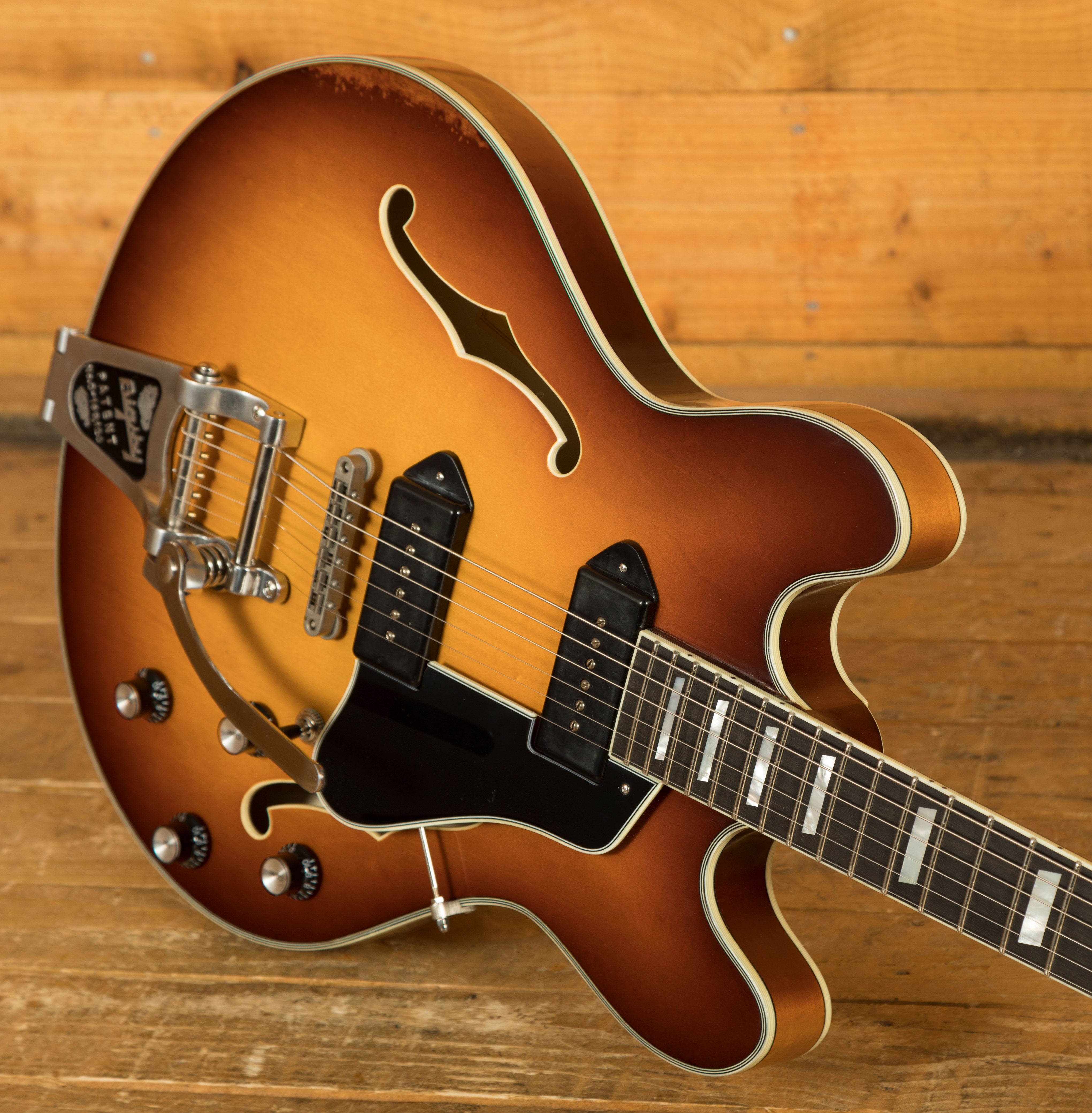 Đàn Guitar Điện Eastman Antique Varnish T64/v GB | Antique Goldburst