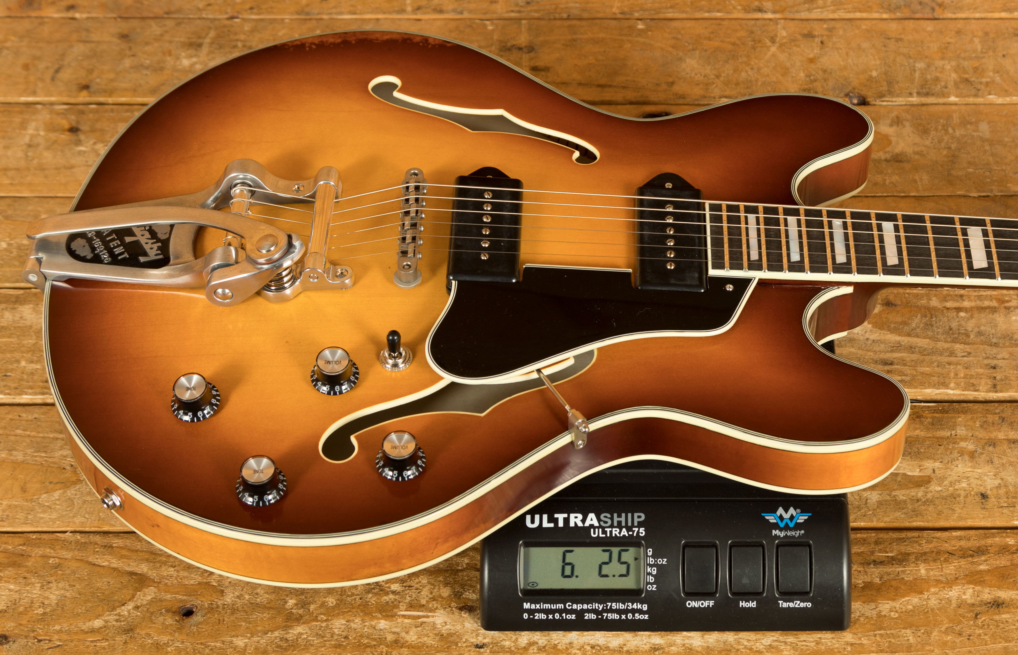 Đàn Guitar Điện Eastman Antique Varnish T64/v GB | Antique Goldburst
