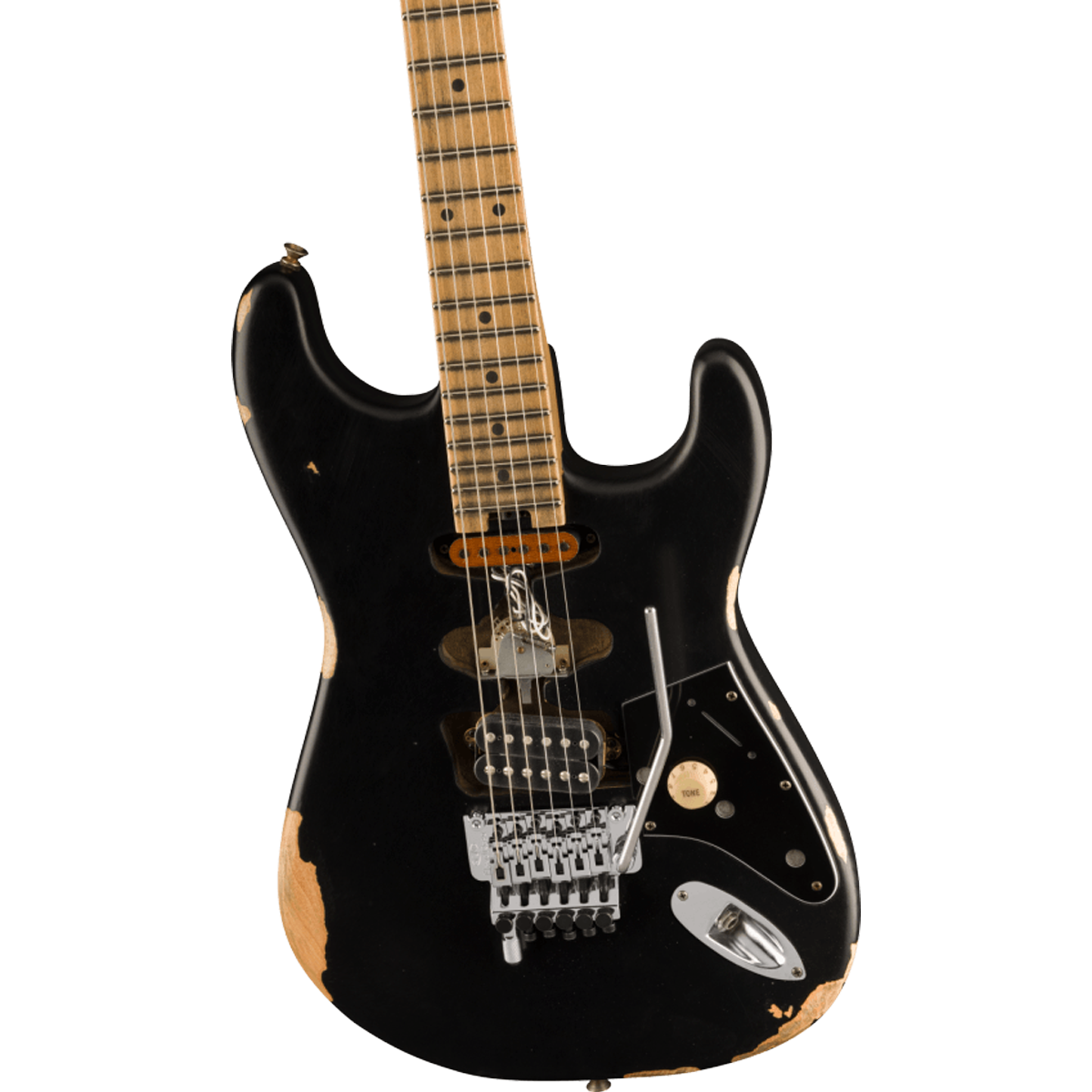 Đàn Guitar Điện EVH Frankenstein Relic Series, Black