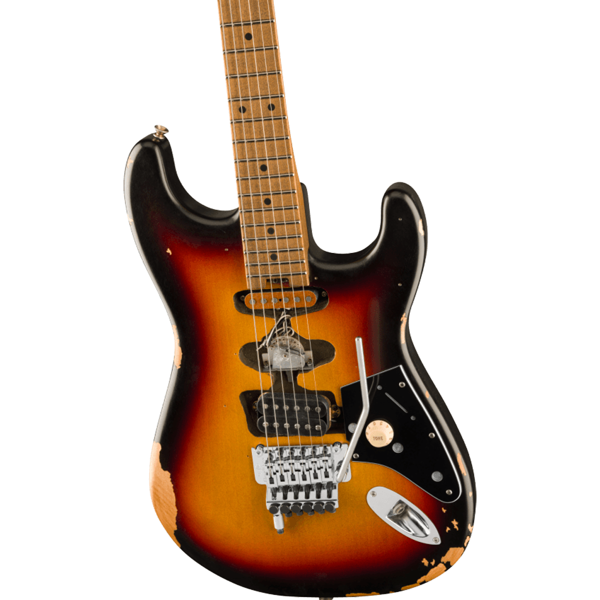 Đàn Guitar Điện EVH Frankenstein Relic Series, Vintage Sunburst