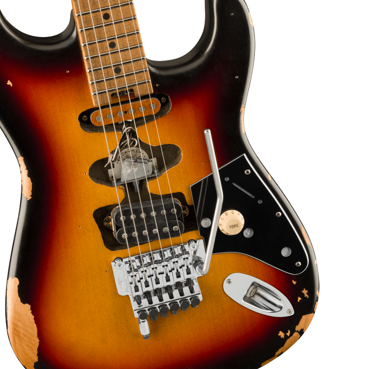 Đàn Guitar Điện EVH Frankenstein Relic Series, Vintage Sunburst