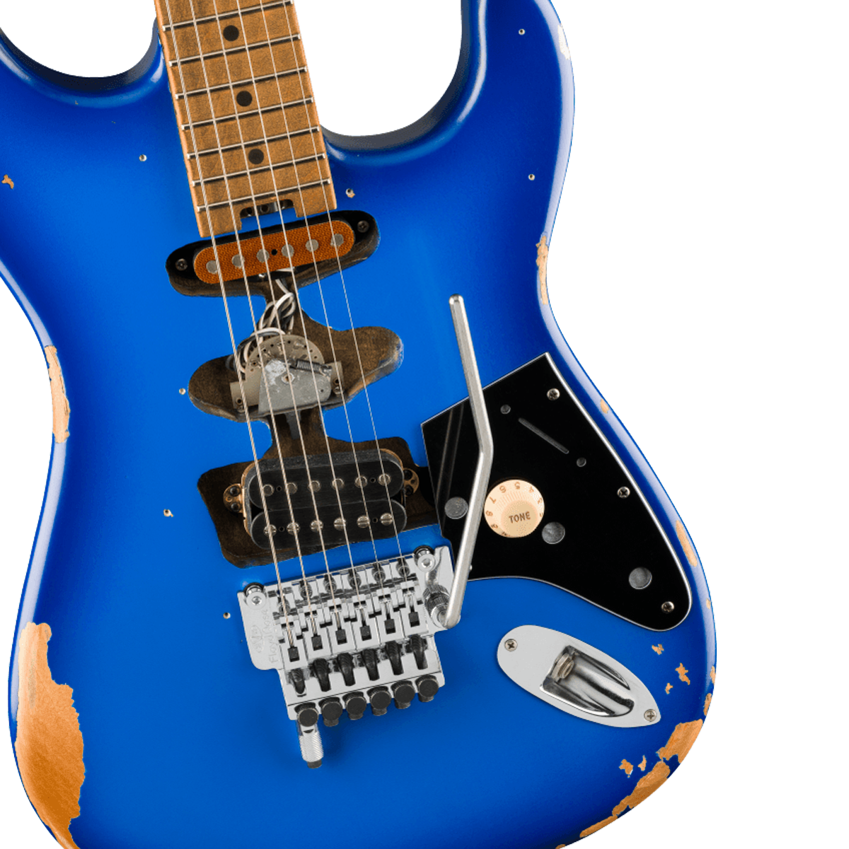 Đàn Guitar Điện EVH Frankenstein Relic Series, Blueburst
