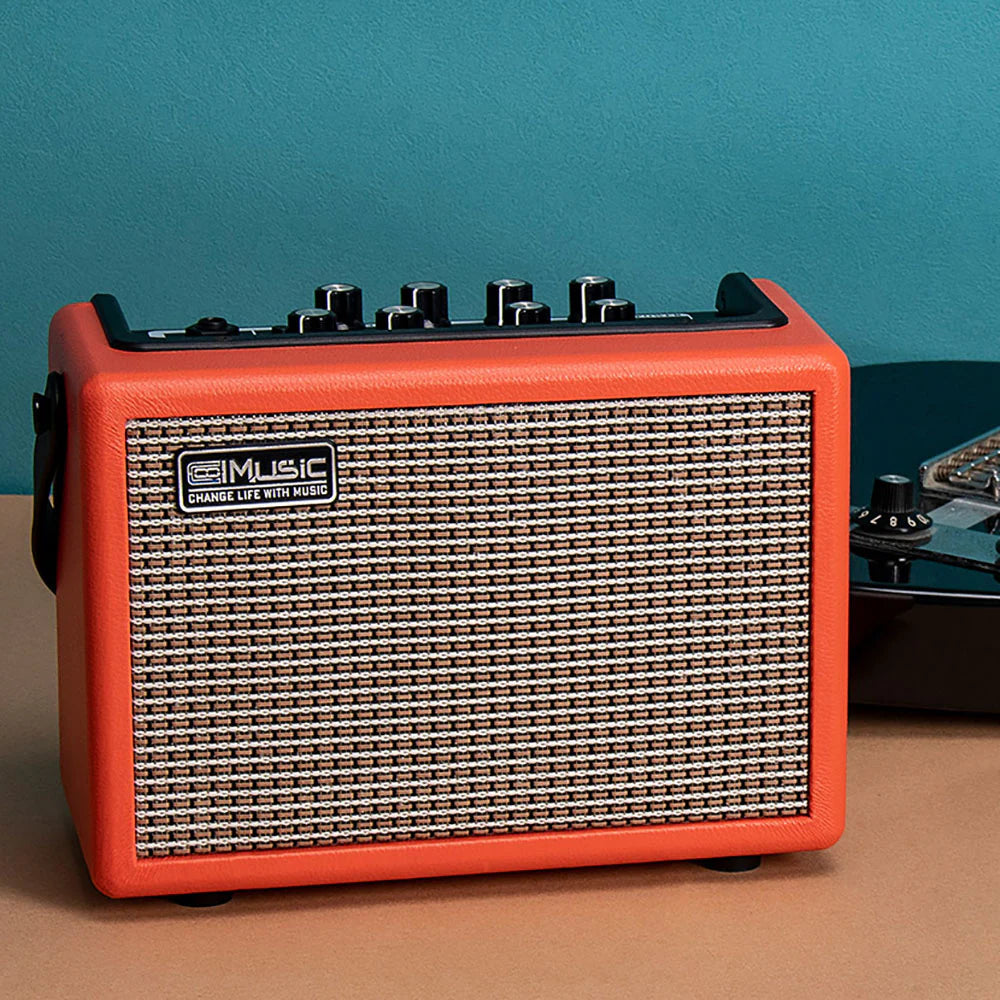 Amplifier Guitar Coolmusic Unique 15G, Combo Electric Guitar 15W, Pin Sạc, Bluetooth