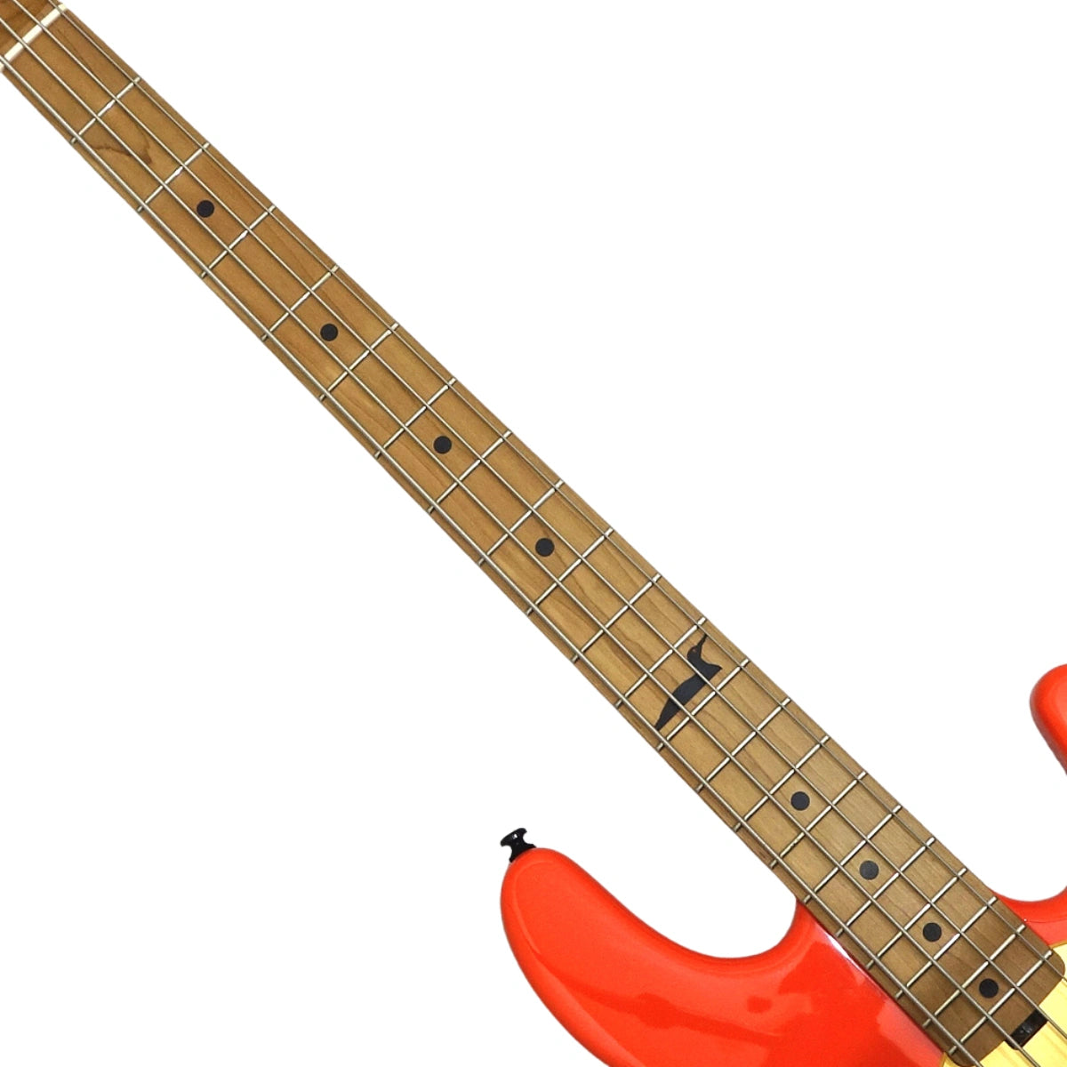 Đàn Guitar Bass Sterling by Music Man Pete Wentz, Fiesta Red