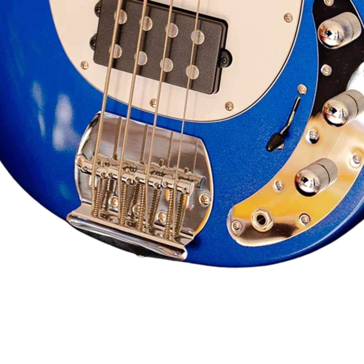 Đàn Guitar Bass Sterling by Music Man SUB Series StingRay HH, Cobra Blue