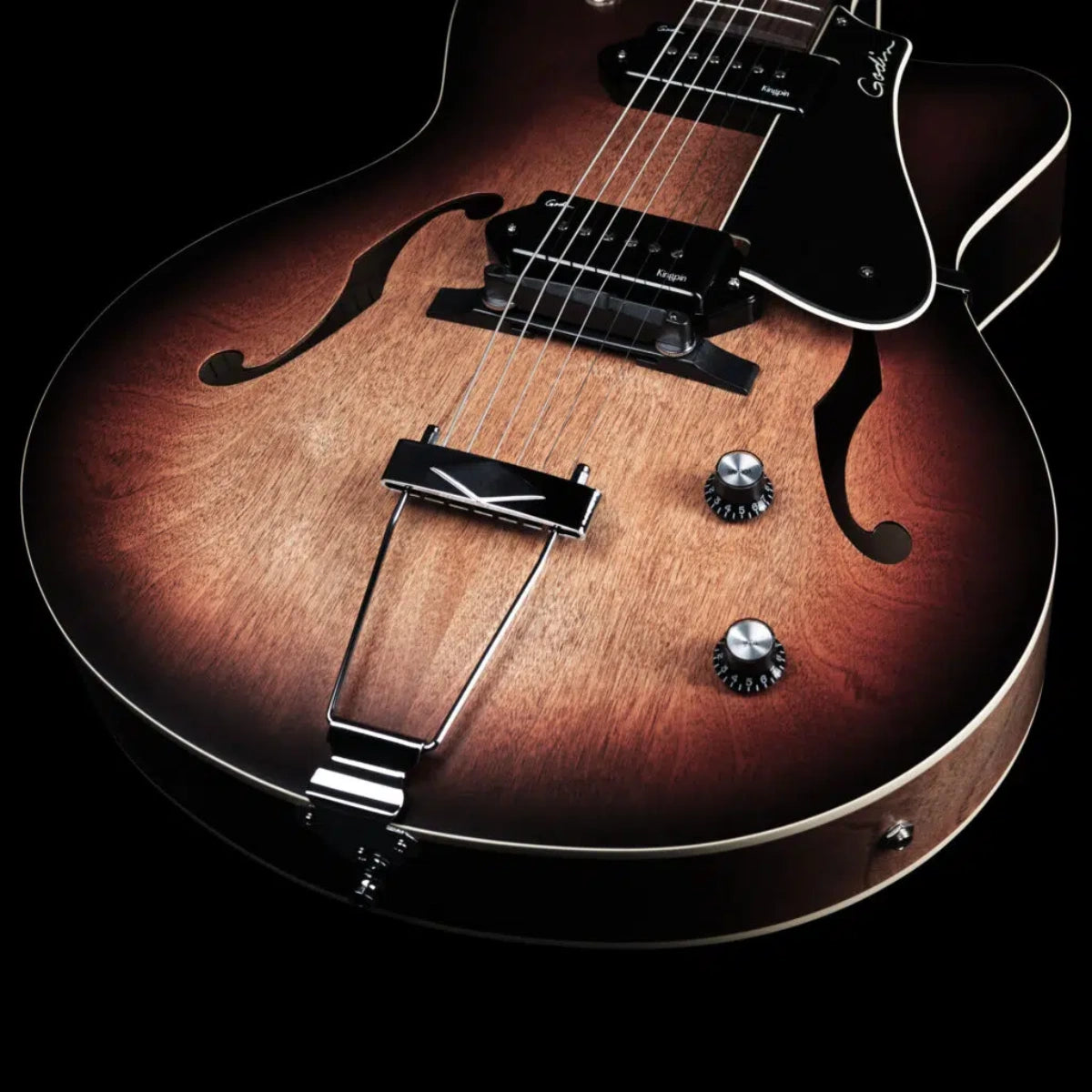 Đàn Guitar Điện Godin 5th Avenue CW Kingpin II Vintage Burst