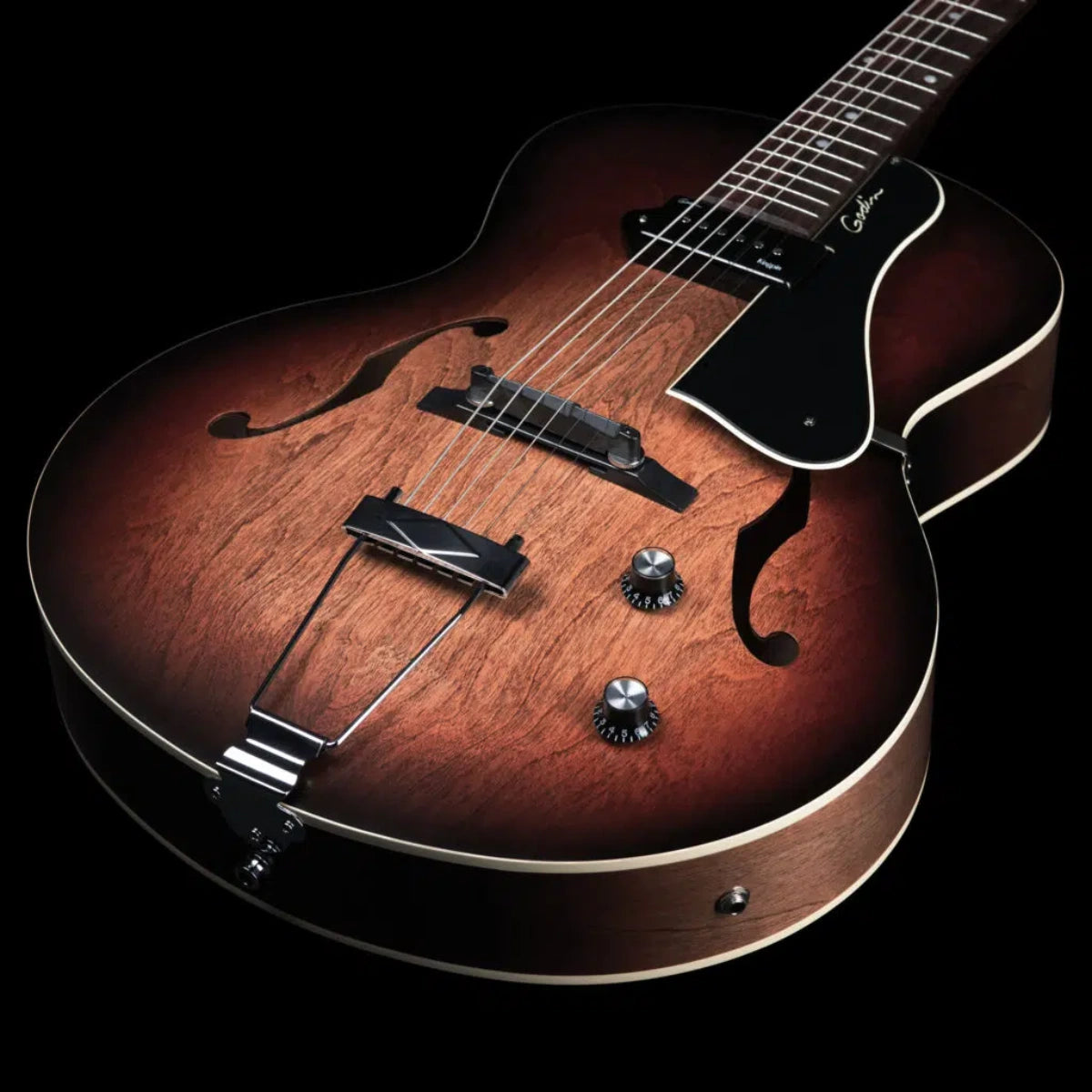 Đàn Guitar Điện Godin 5th Avenue Kingpin P90 Vintage Burst