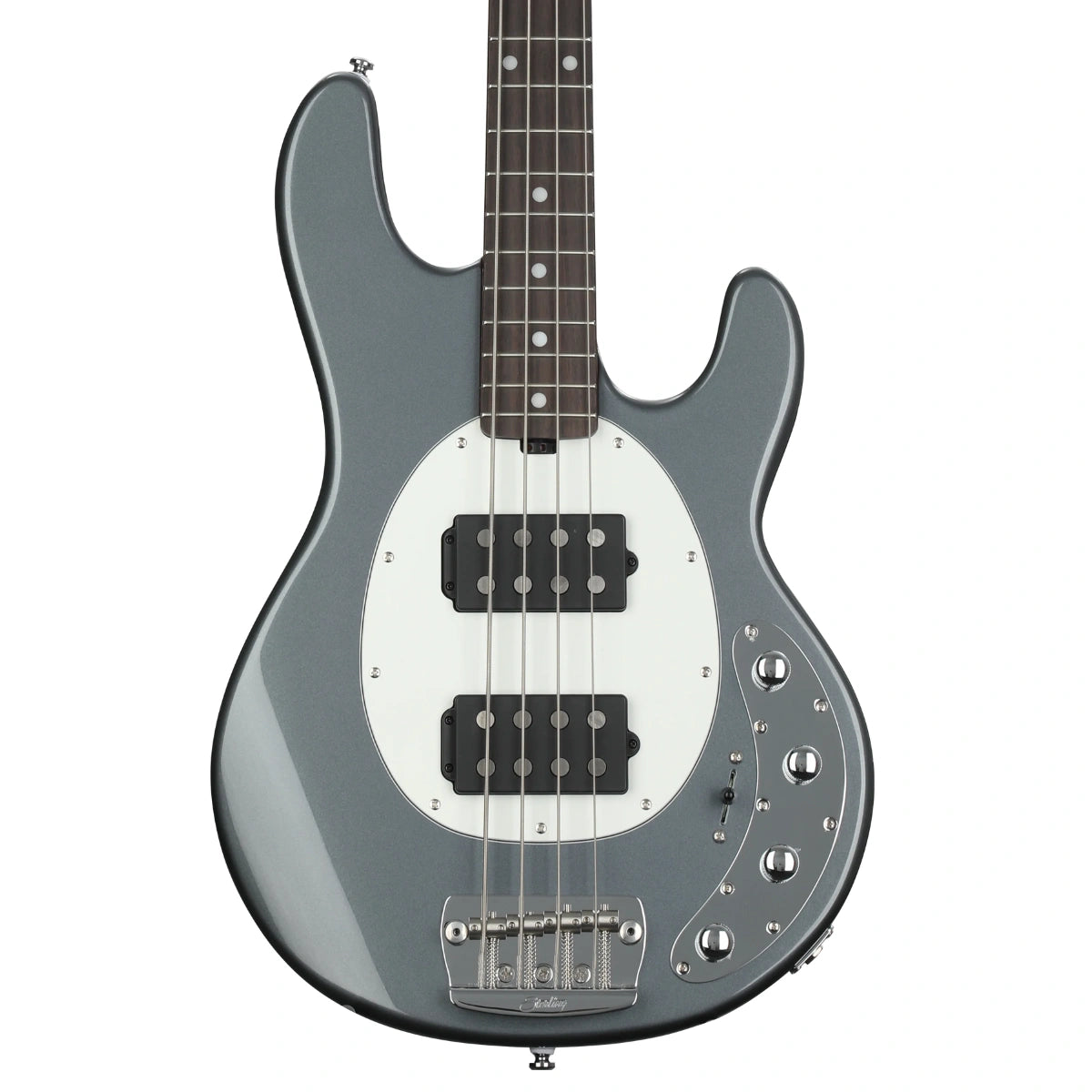 Đàn Guitar Bass Sterling by Music Man StingRay HH, Charcoal Frost