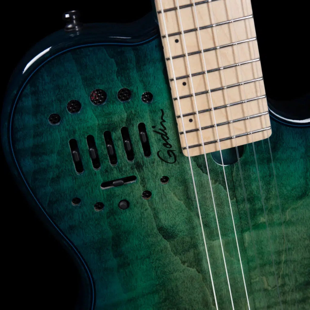 Đàn Guitar Điện Godin Multiac Nylon Opalburst MN Ltd, Opalburst