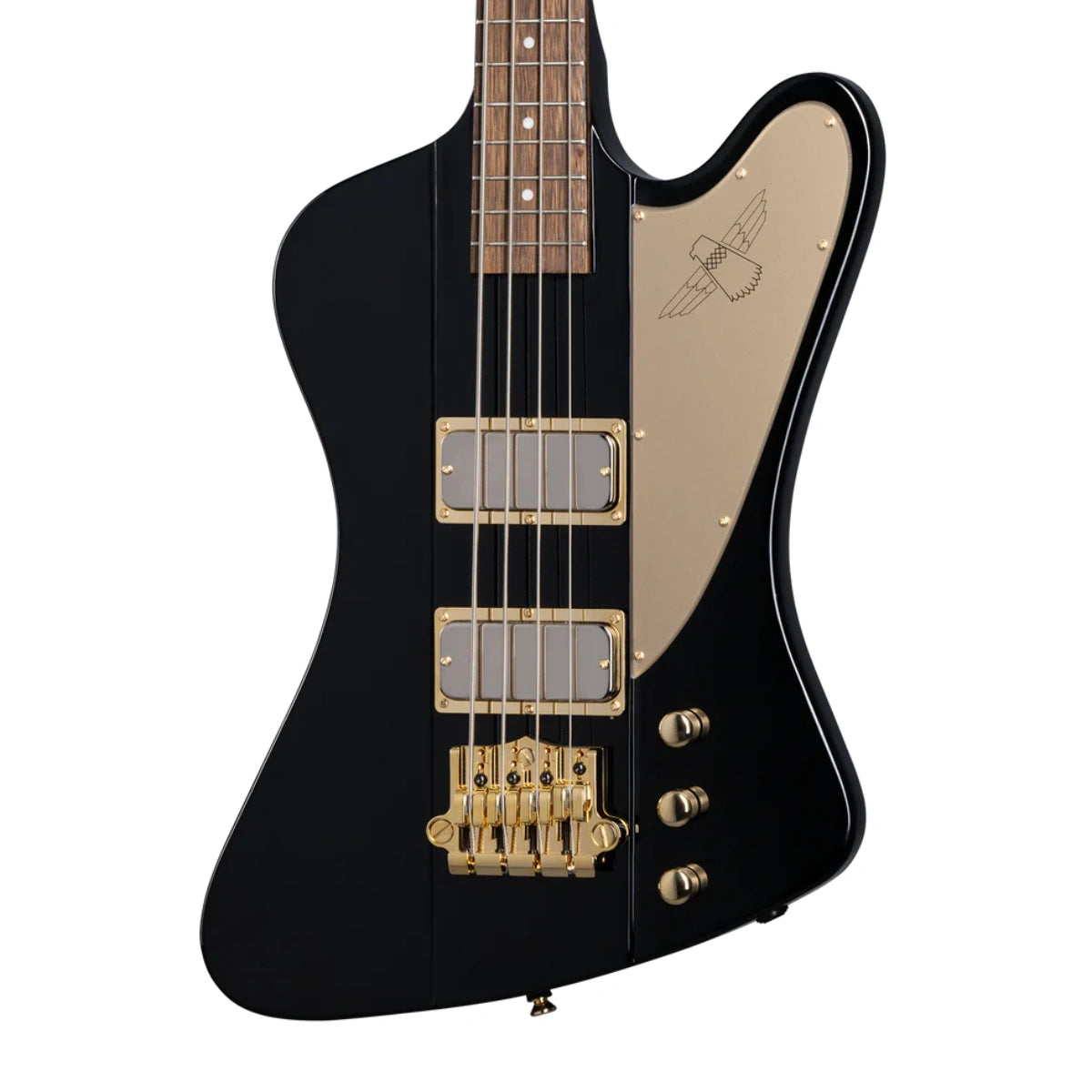 Đàn Guitar Bass Epiphone Rex Brown Thunderbird, Ebony