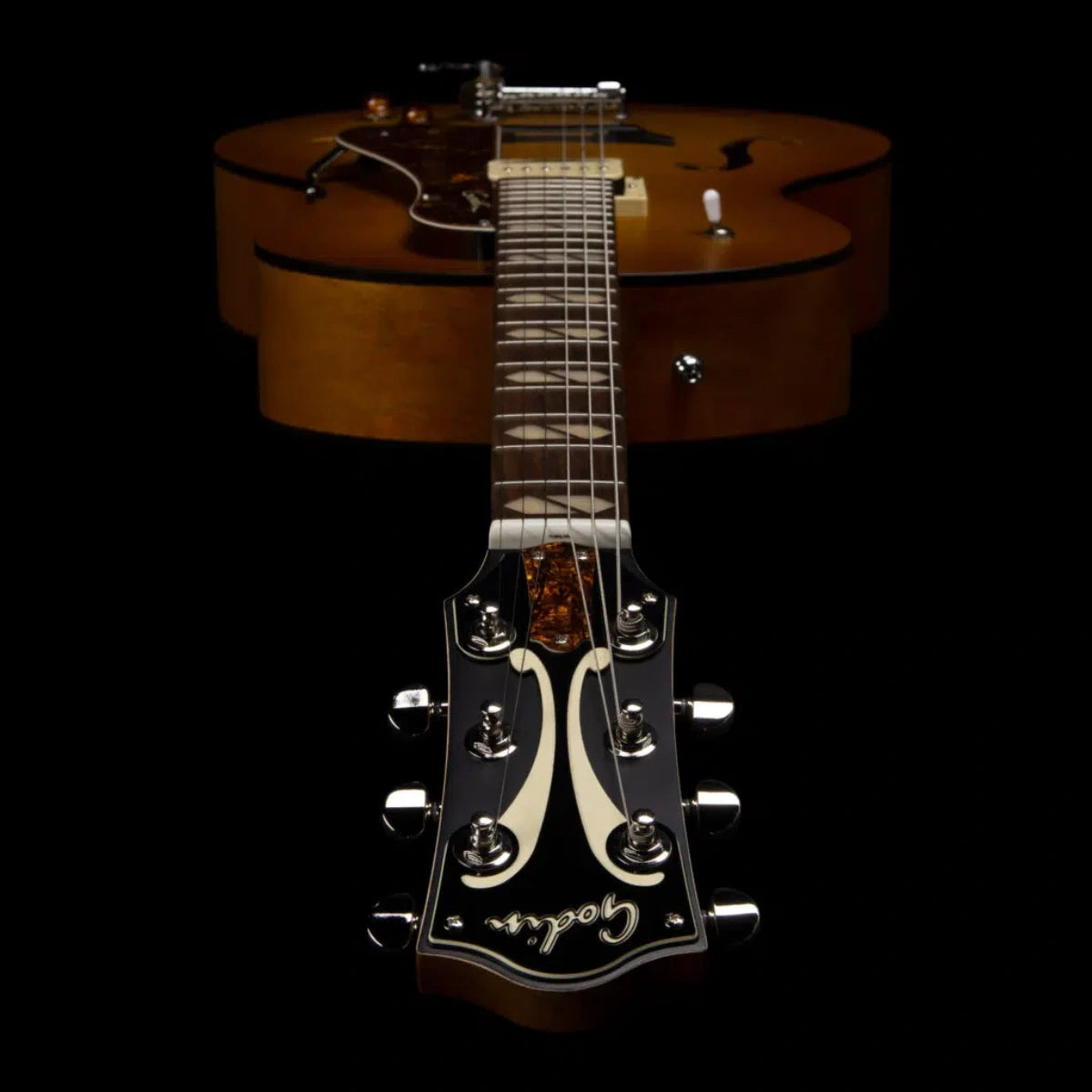 Đàn Guitar Điện Godin 5th Avenue Jumbo P-Rail Harvest Gold