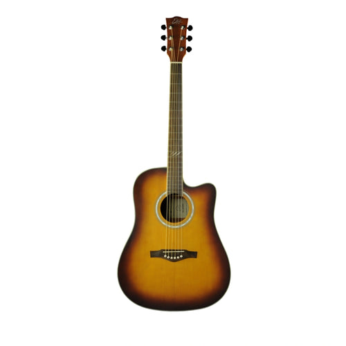 Đàn Guitar Acoustic Electric Eko TRI D CW EQ, Honey Burst