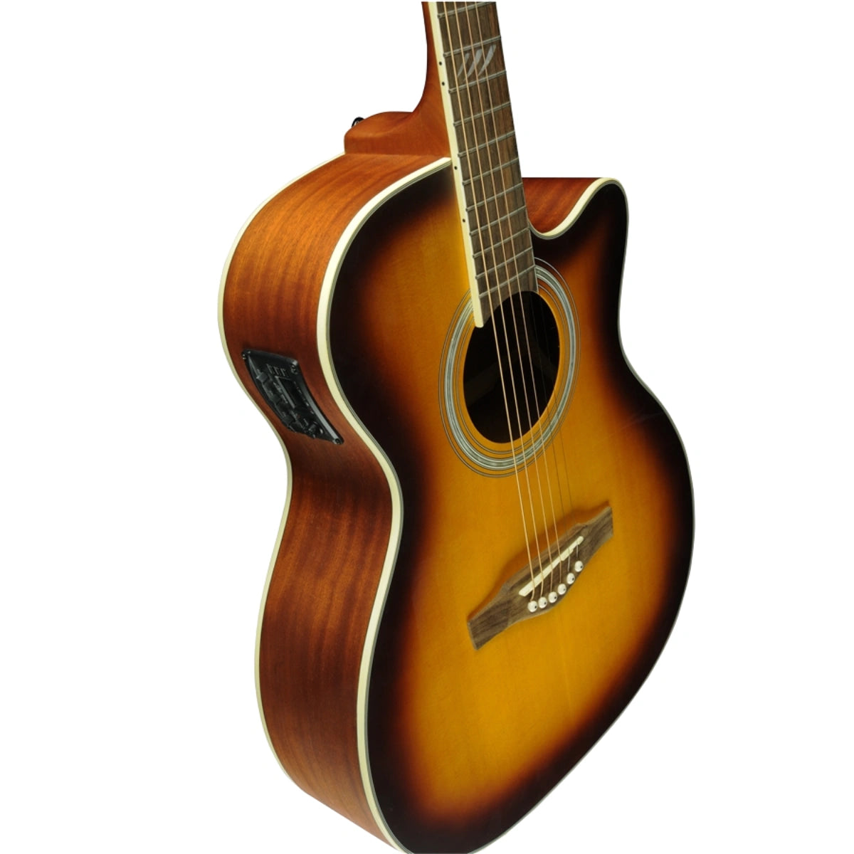 Đàn Guitar Acoustic Eko TRI 018 CW Eq, Honey Burst