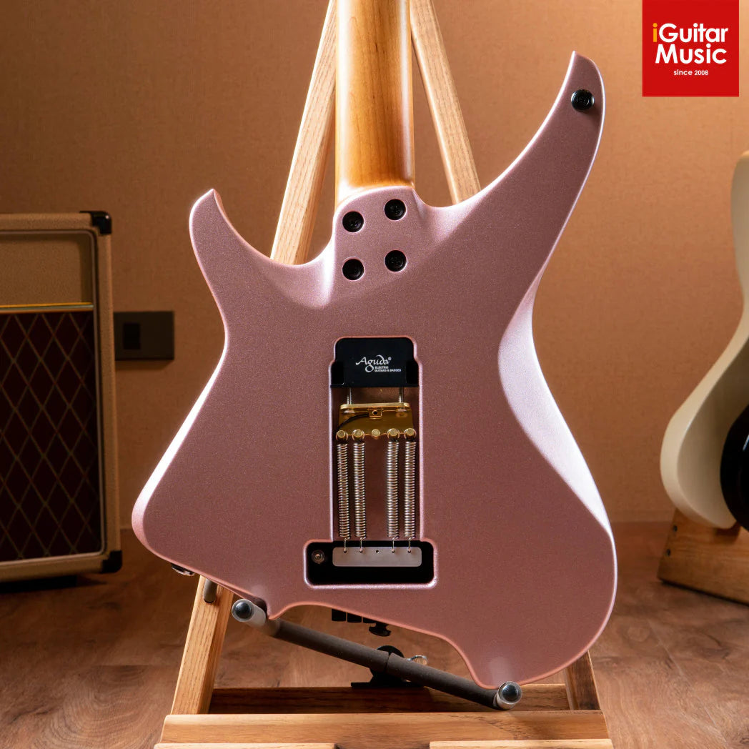 Đàn Guitar Điện Aguda Music Boy Pro HSS, Maple Fingerboard, Burgundy Mist Metallic