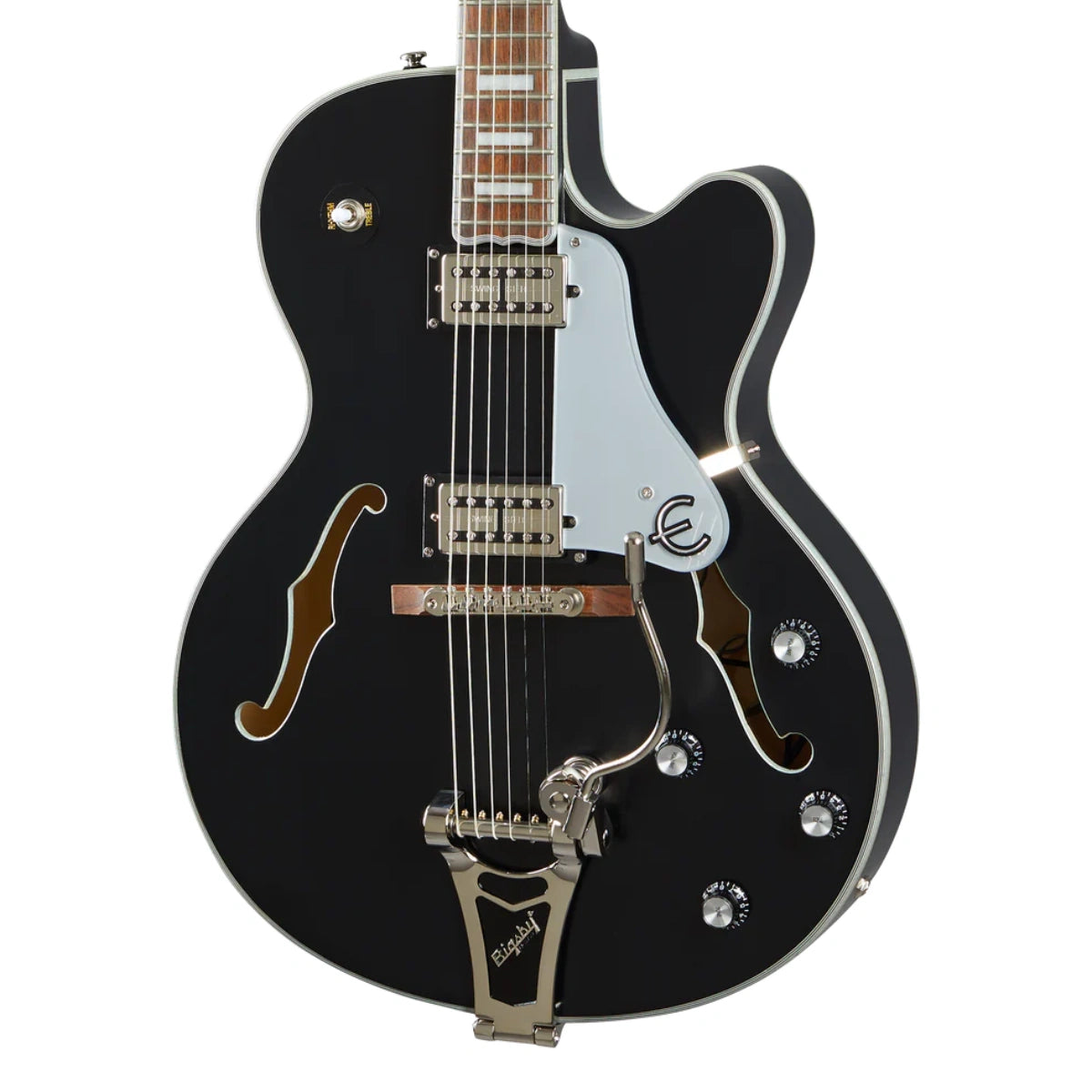 Đàn Guitar Điện Epiphone Emperor Swingster, Black Aged Gloss