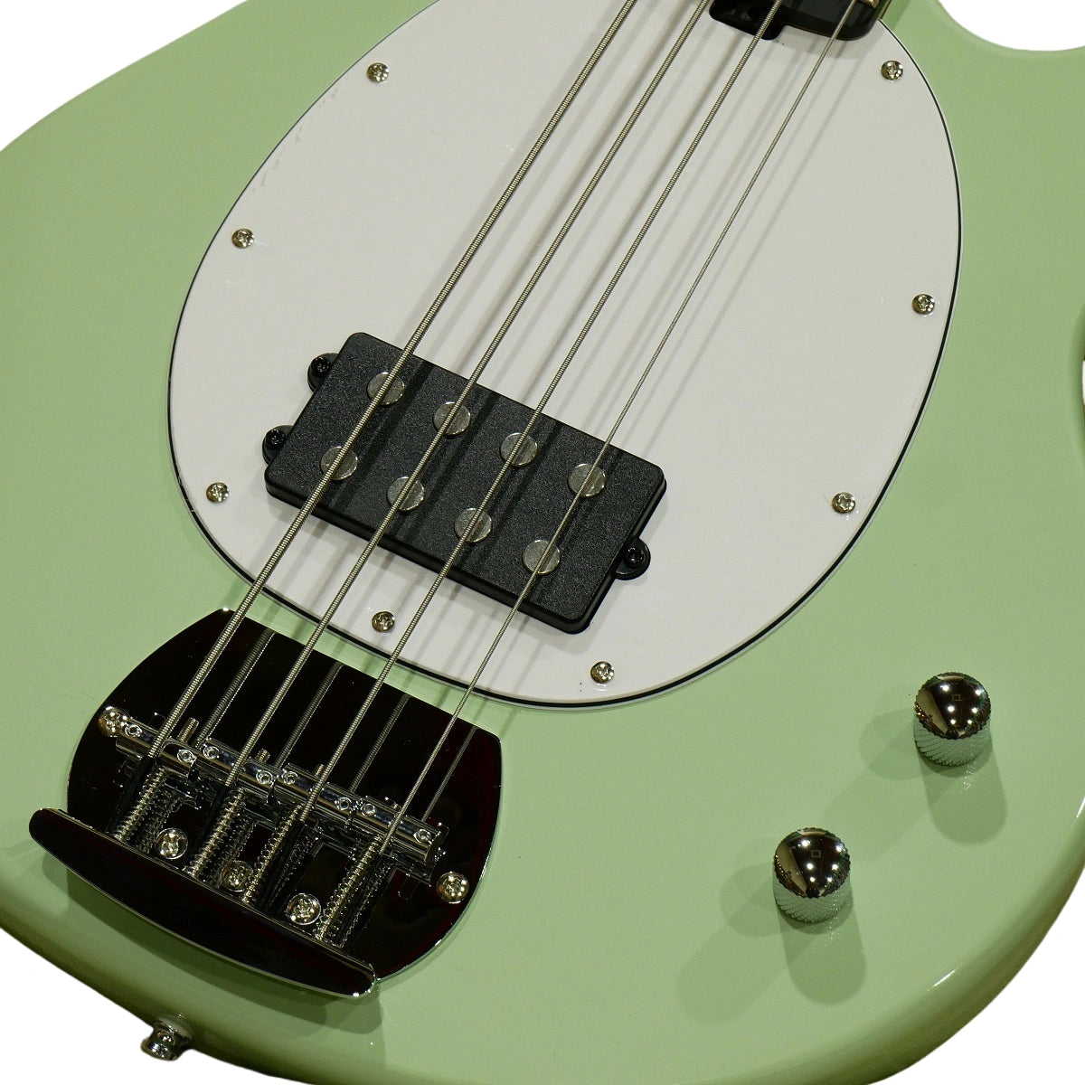 Đàn Guitar Bass Sterling by Music Man Intro Series StingRay, Misty Green