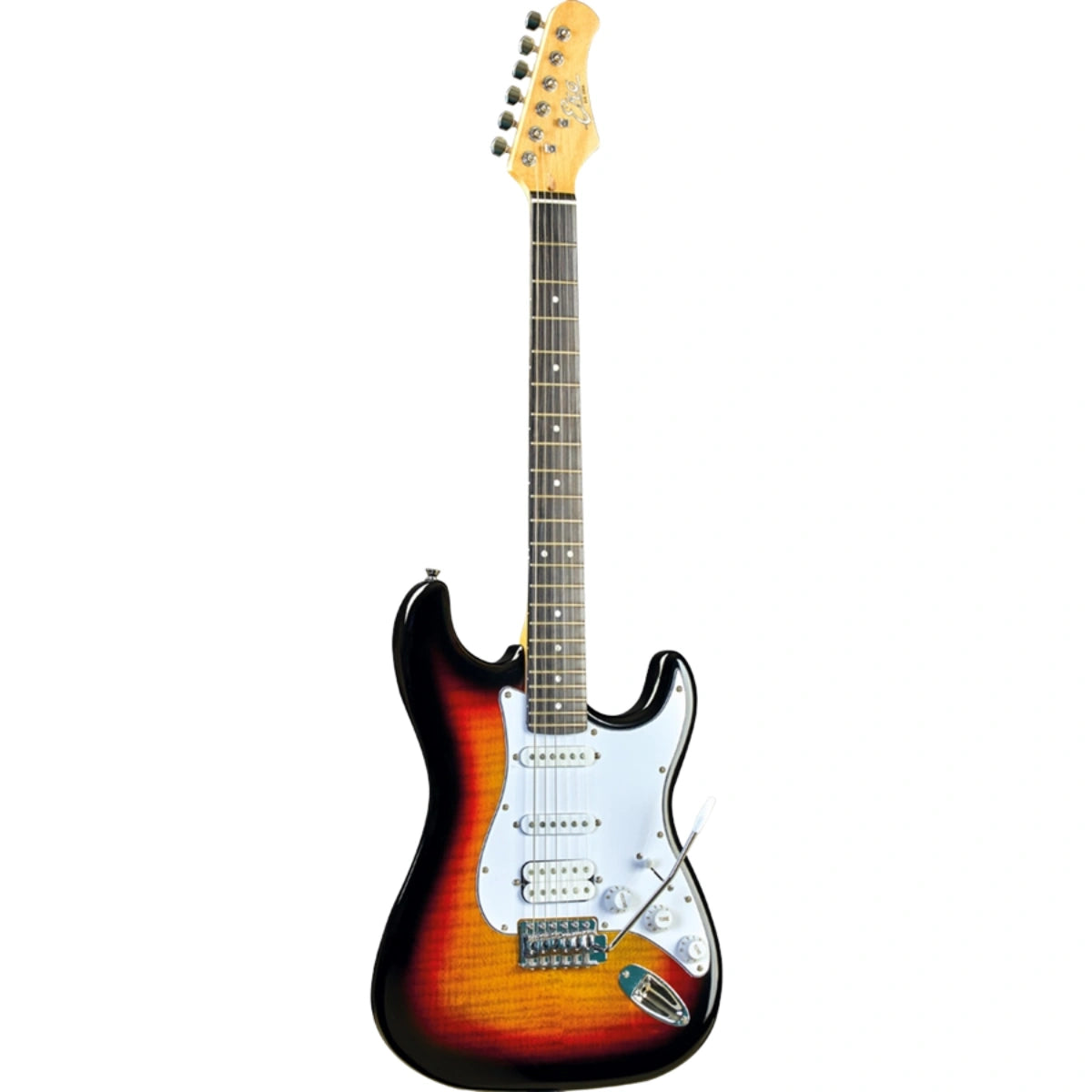Đàn Guitar Điện Eko S-350, Sunburst Flamed