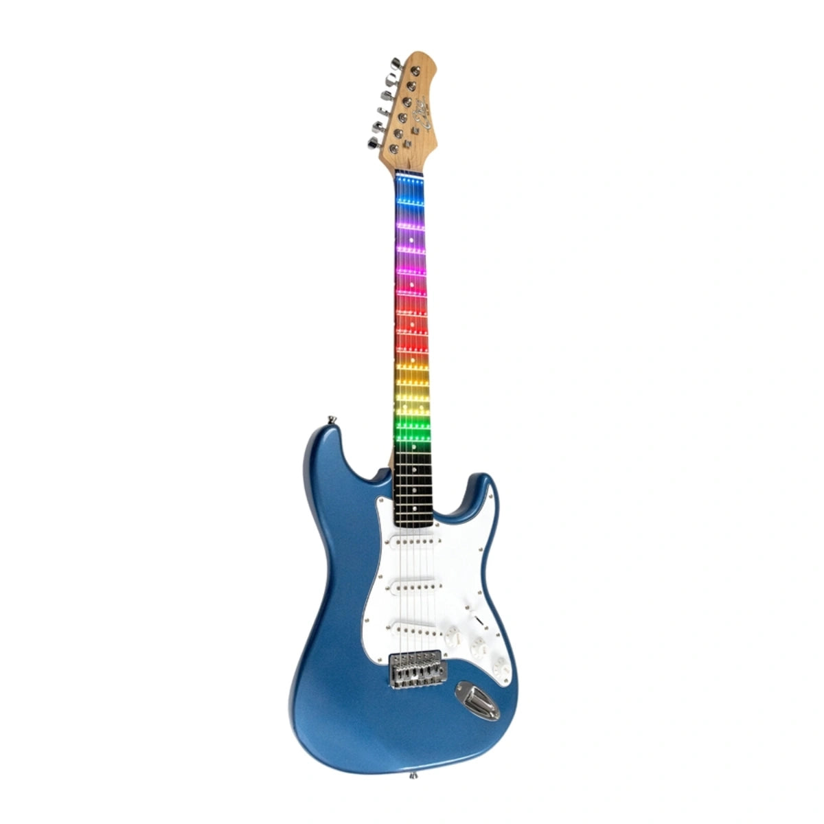 Đàn Guitar Điện Eko S-300, Metallic Blue Visual Note