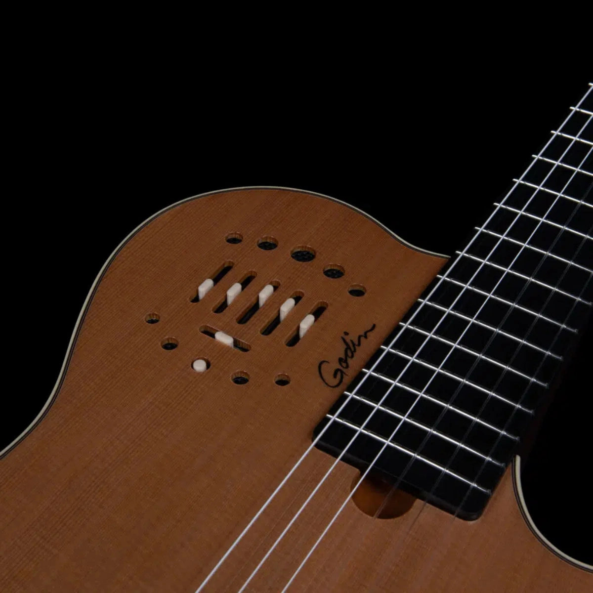 Đàn Guitar Điện Godin Multiac Grand Concert Deluxe, Natural