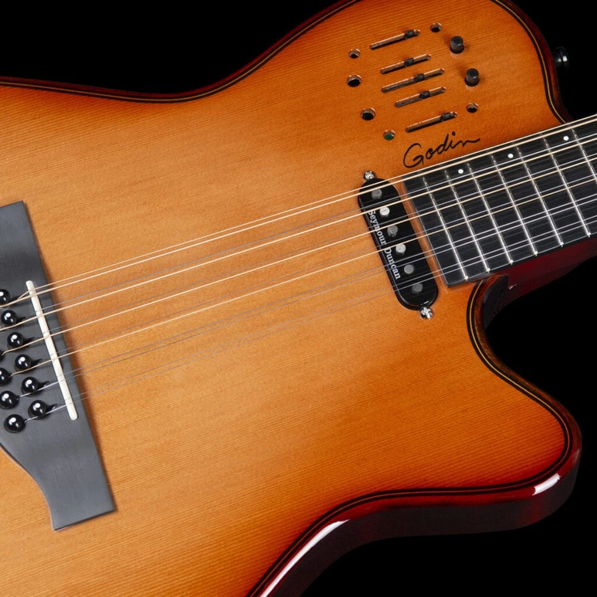 Đàn Guitar Điện Godin A12 Ultra Dlx, Lightburst