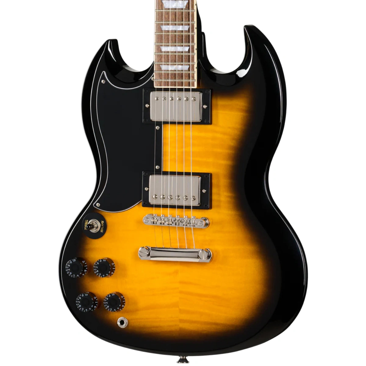 Đàn Guitar Điện Epiphone SG Tribute Plus Left Handed, Vintage Sunburst