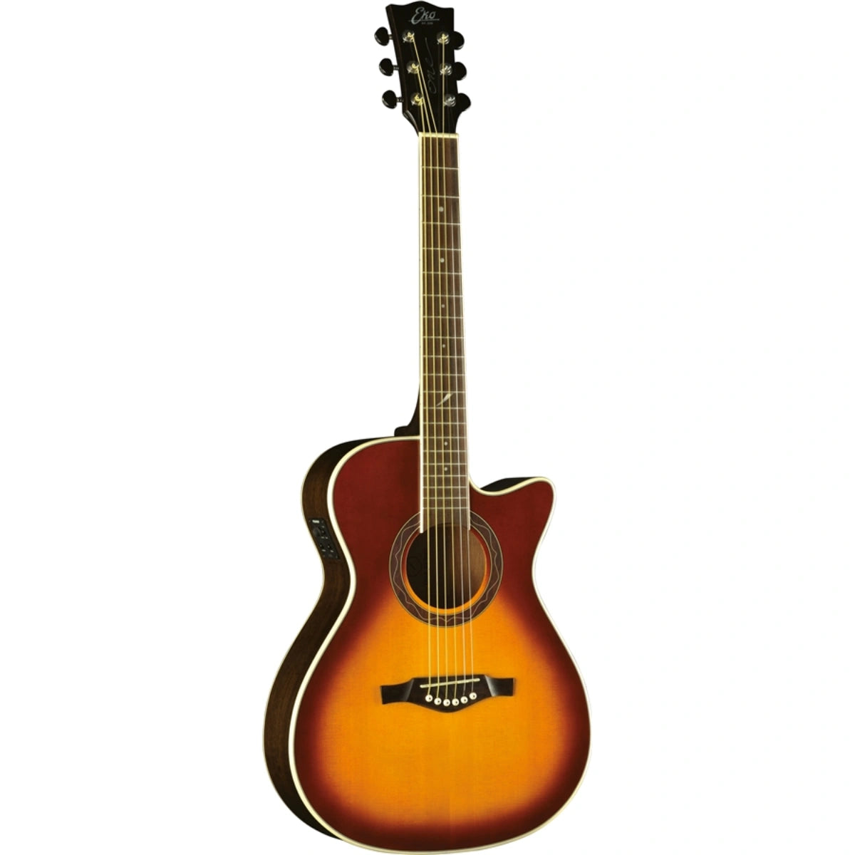 Đàn Guitar Acoustic Electric Eko One ST 018 CW EQ ETS Vintage Burst
