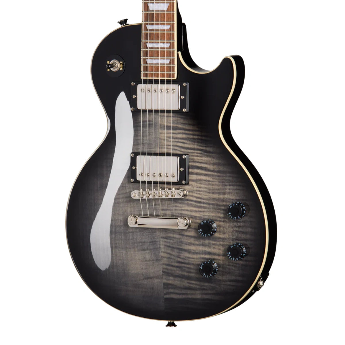 Đàn Guitar Điện Epiphone Les Paul Tribute Plus, Ebony Burst