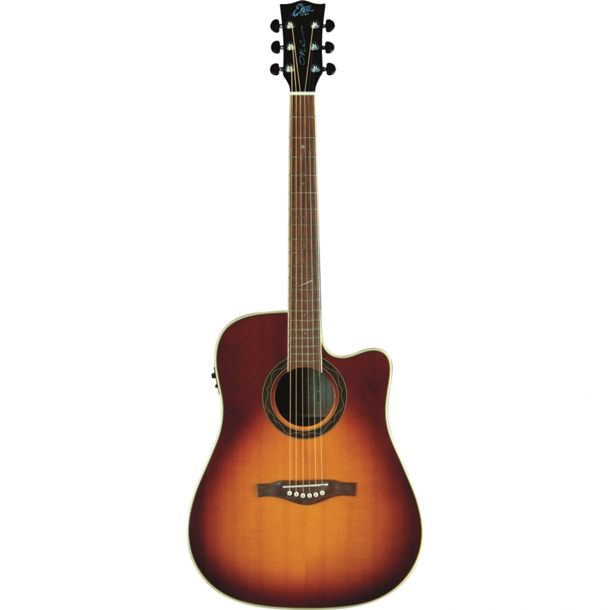 Đàn Guitar Acoustic Electric Eko One ST D CW EQ, Vintage Sunburst