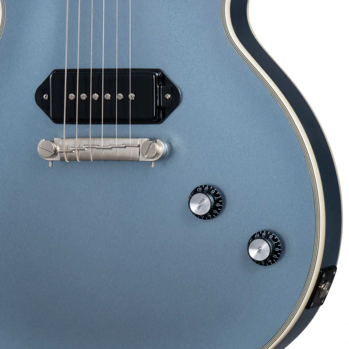 Đàn Guitar Điện Epiphone Jared James Nichols Blues Power Les Paul Custom, Aged Pelham Blue
