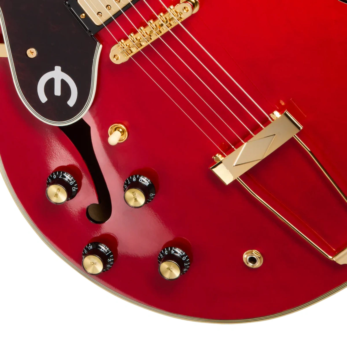 Đàn Guitar Điện Epiphone Masterbilt Gem Archer Sheraton Left Handed, Cherry Red