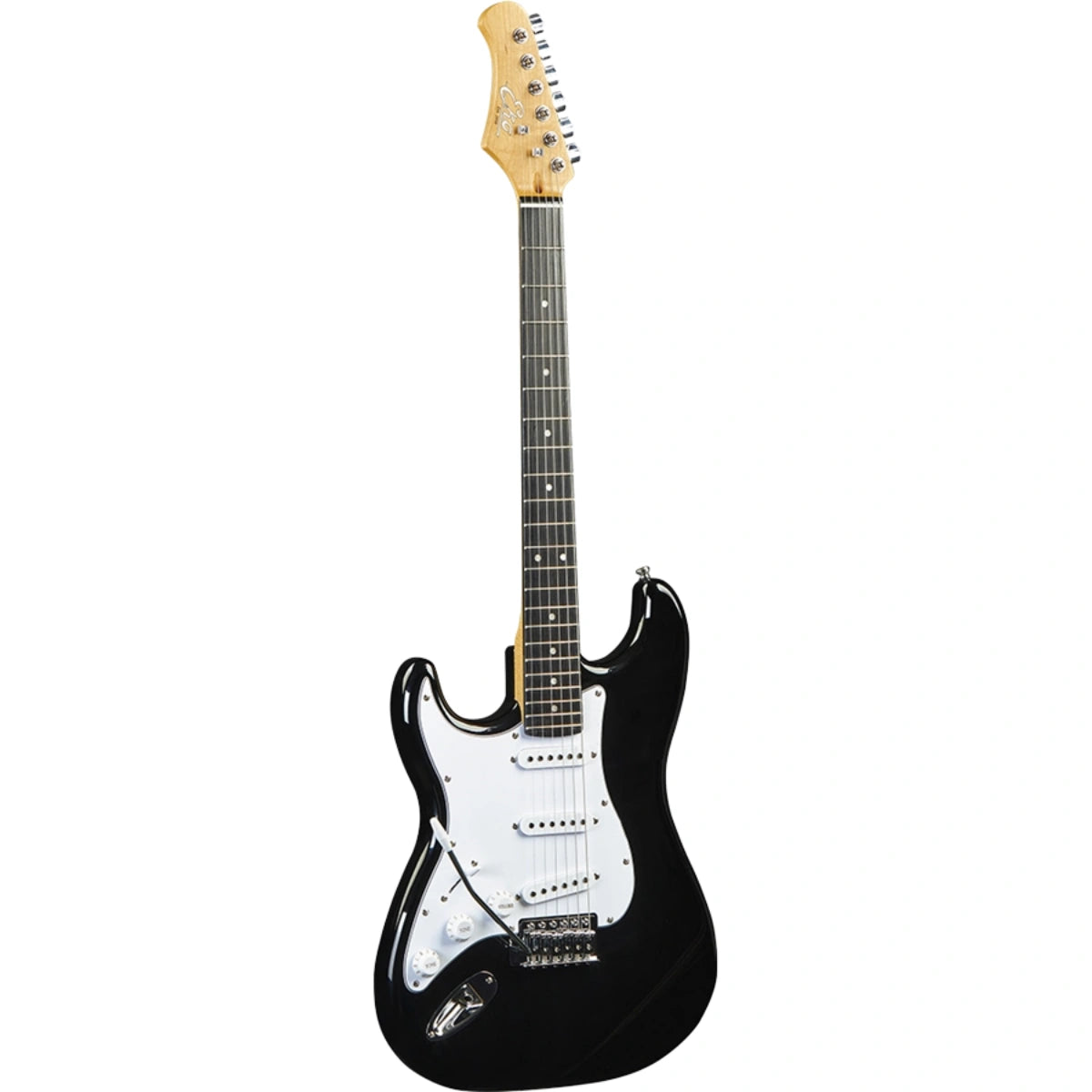 Đàn Guitar Điện Eko S-300 LH Left Handed, Black 