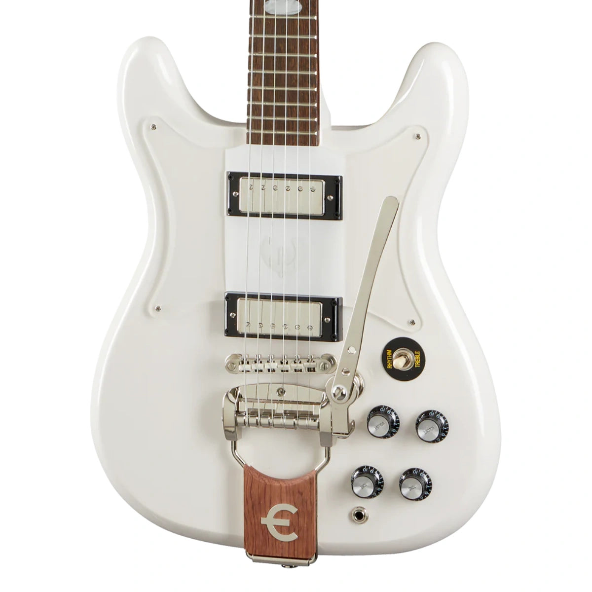 Đàn Guitar Điện Epiphone Crestwood Custom Tremotone, Polaris White