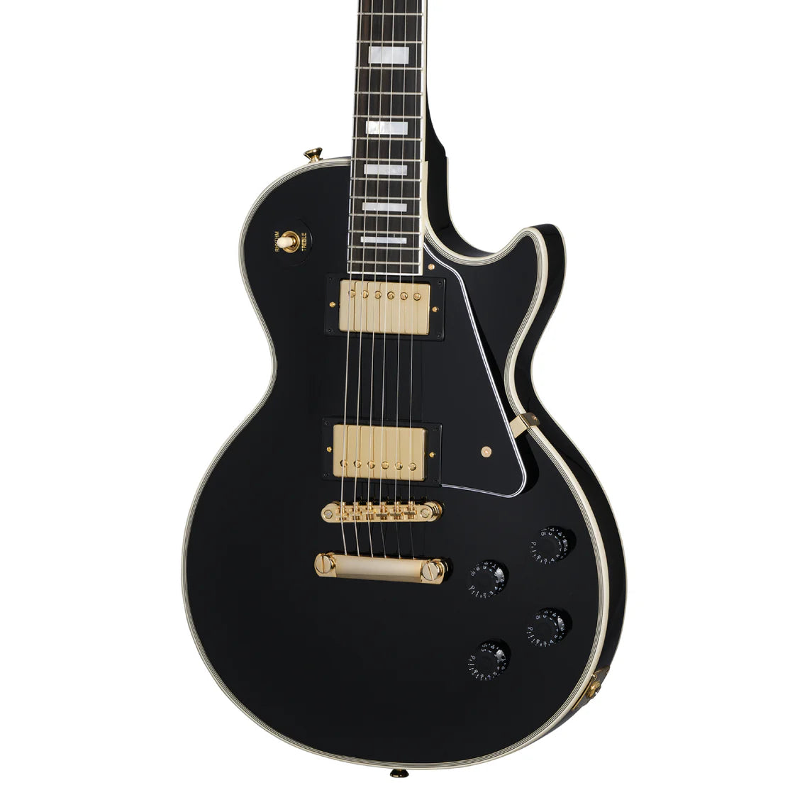 Đàn Guitar Điện Epiphone Limited Edition Les Paul Custom Pro HH Electric Guitar, Rosewood Fingerboard, Black