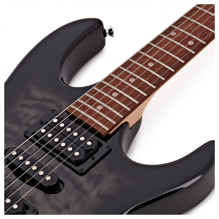 Ibanez GRX70QA GIO, Transparent Black Sunburst