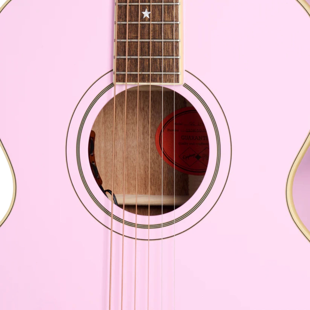 Đàn Guitar Acoustic Epiphone J 180 LS Pink