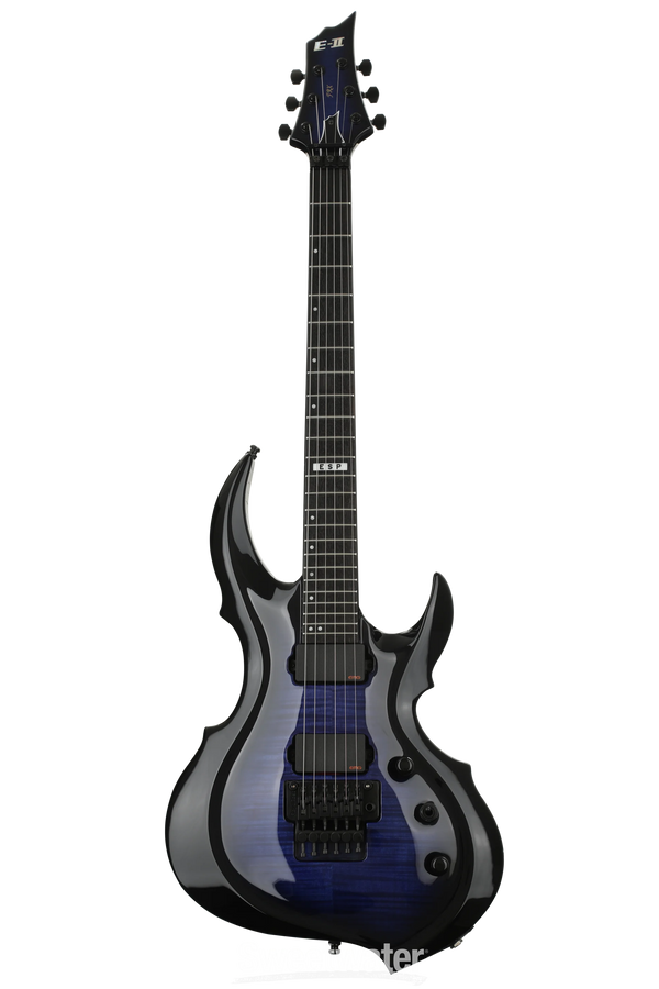 ESP E-II FRX, Flame Maple Top - Reindeer Blue