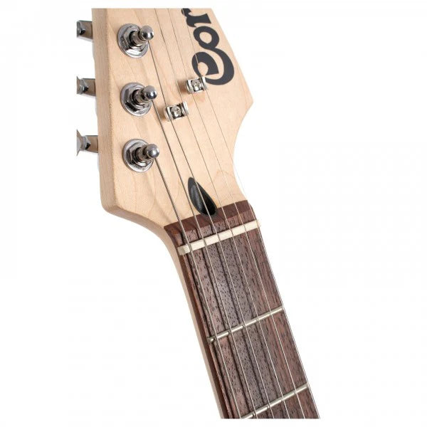 Đàn Guitar Điện Cort G110 HSS Electric Guitar, Open Pore Black