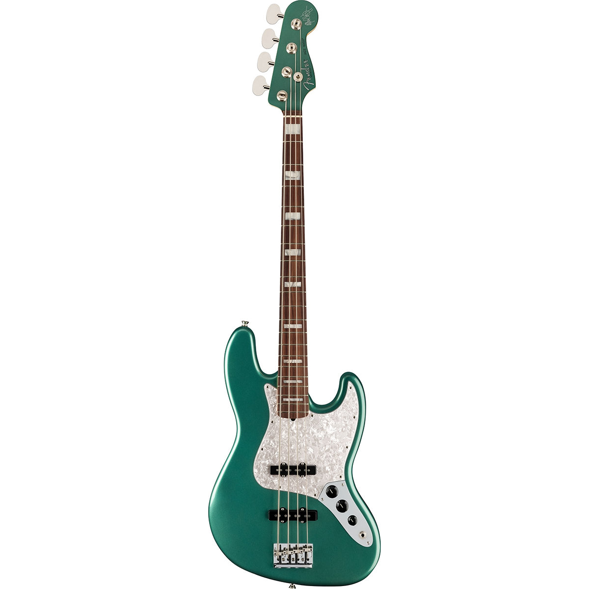 Đàn Guitar Bass Fender Adam Clayton Jazz Bass, Rosewood Fingerboard,Sherwood Green Metallic, #0190090846