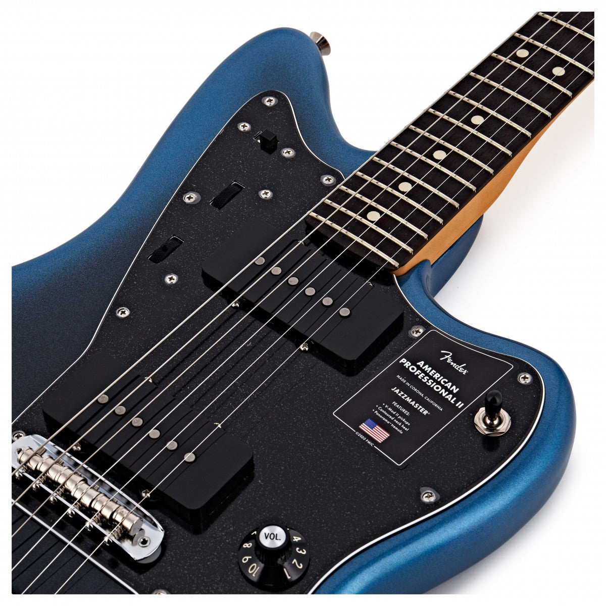 Đàn Guitar Điện Fender American Professional II Jazzmaster, Rosewood Fingerboard, Dark Night w/Case, #0113970761
