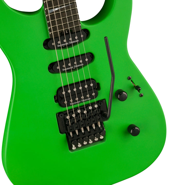 Đàn Guitar Điện Jackson American Series Soloist SL3, Ebony Fingerboard, Slime Green, #2802601825