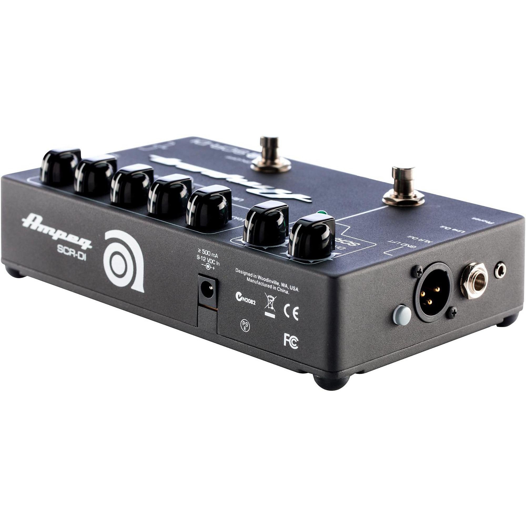 Ampeg SCR-DI Bass Preamp, Scrambler Overdrive Pedal