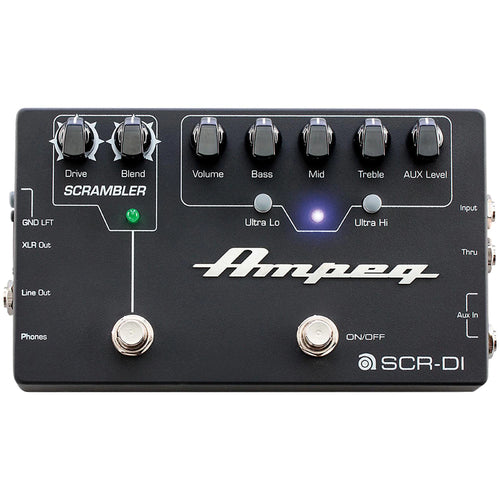 Ampeg SCR-DI Bass Preamp, Scrambler Overdrive Pedal