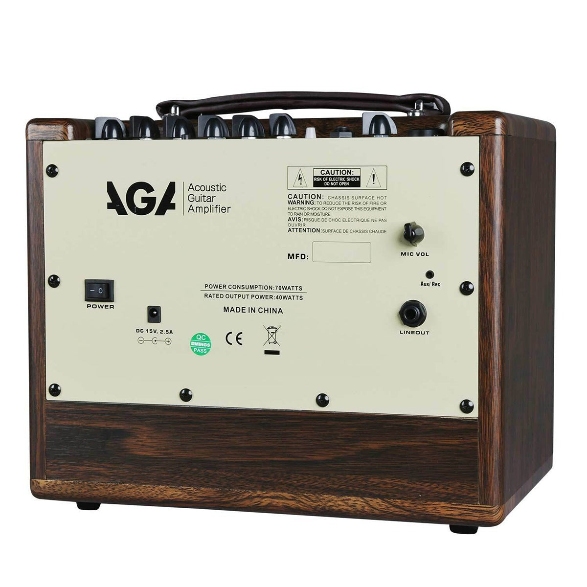 Amplifier AGA SC-X3P, Combo 40W