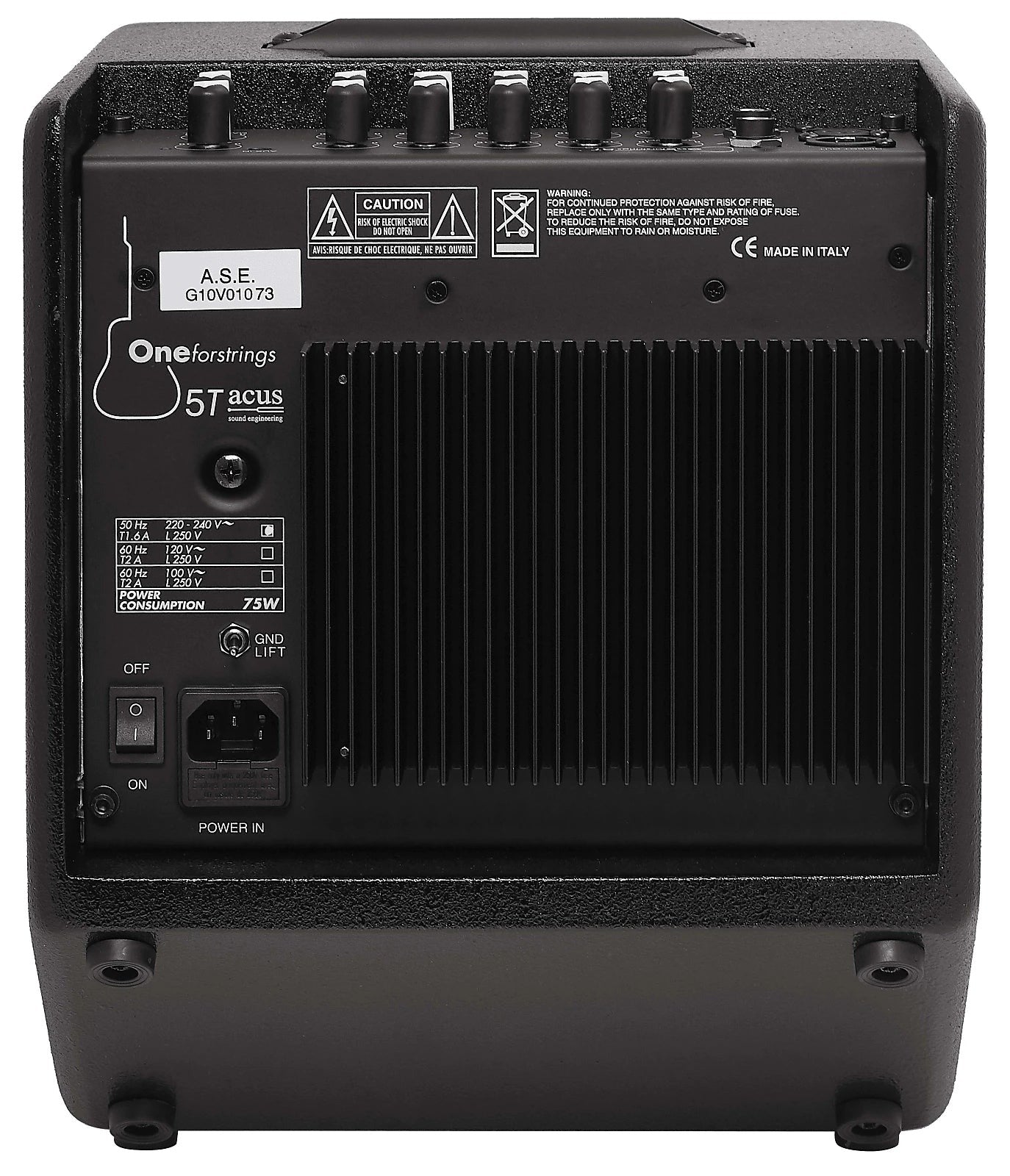Amplifier Acus One Forstrings 5T Simon, Combo 75W, Black