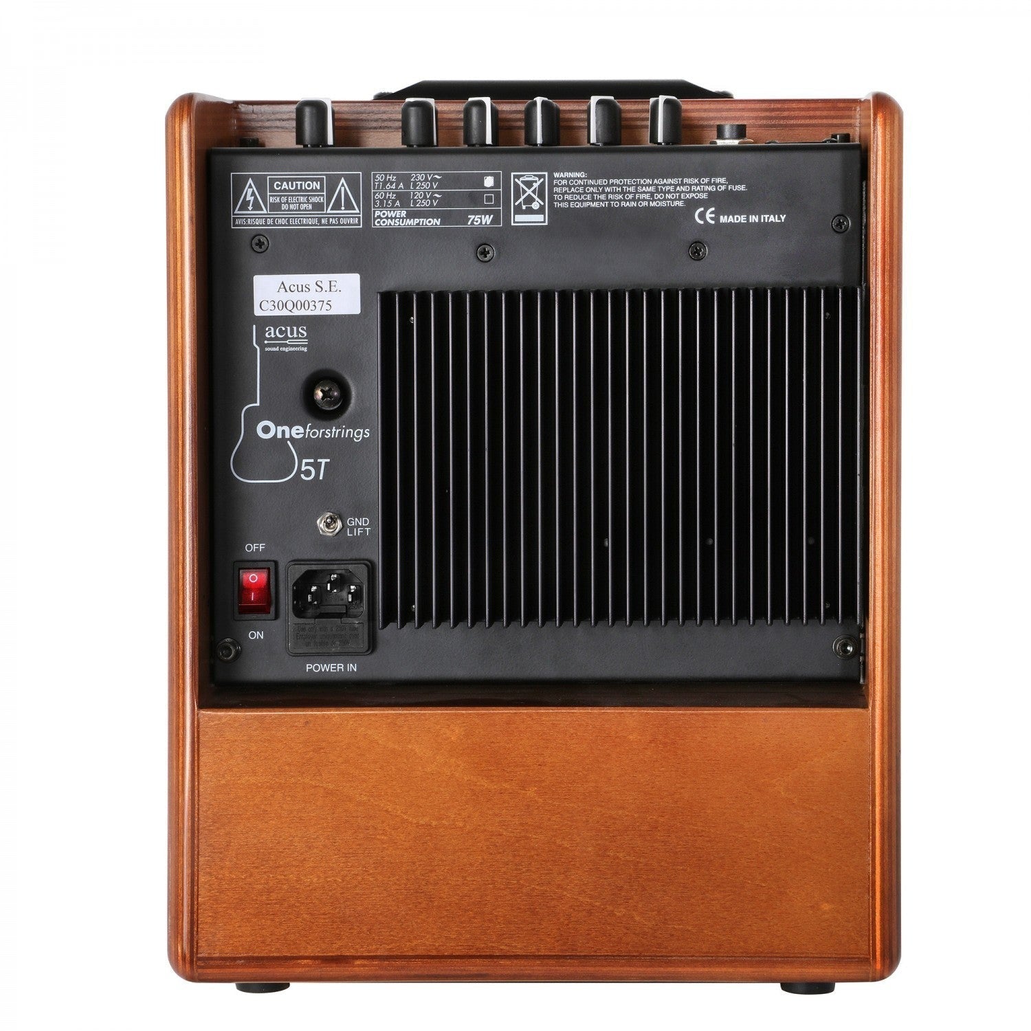 Amplifier Acus One Forstrings 5T, Combo 75W, Wood