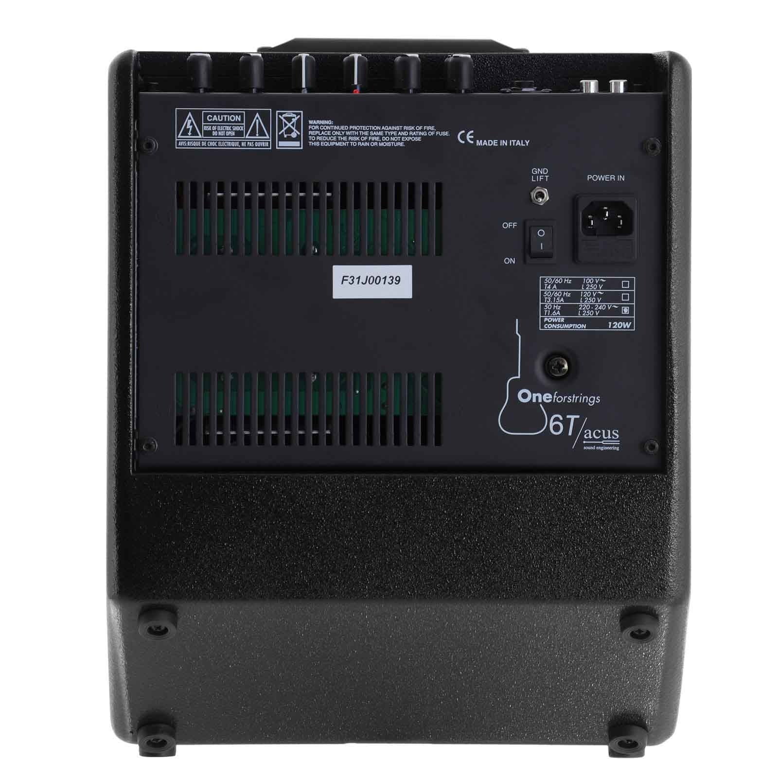 Amplifier Acus One Forstrings 6T Simon, Combo 130W, Black