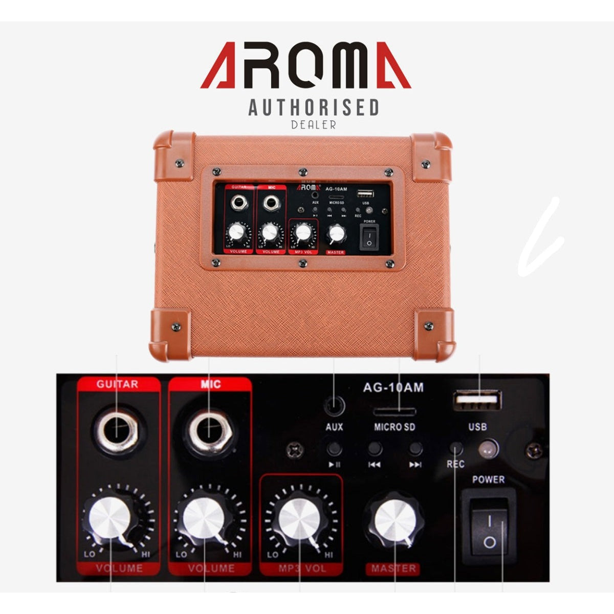 Amplifier Aroma AG10AM, Combo 10W