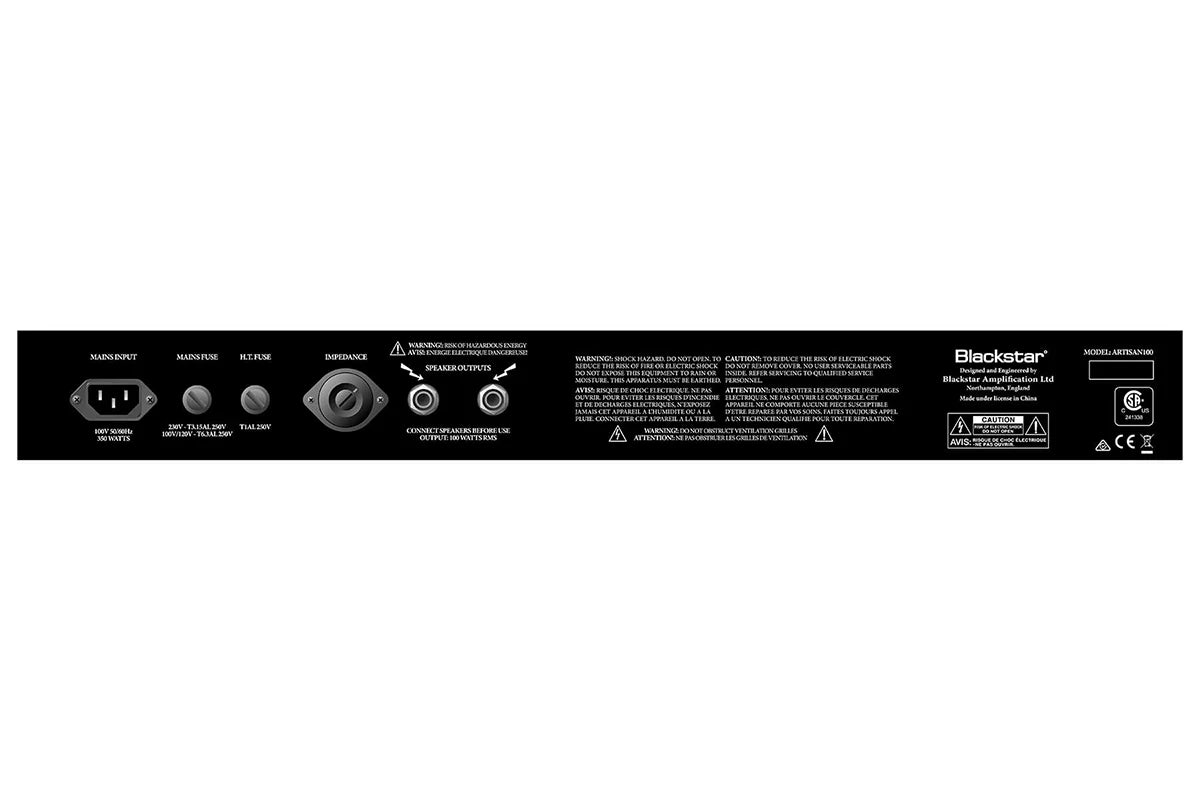 Amplifier Blackstar Artisan 100, Head